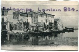 - MARTIGUES - ( B. Du R. ), Venise Provençale, Le Pont De Brescon, Barques, Peu Courante, Non écrite, TBE, Scans. - Martigues