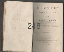 Oeuvres Completes De Voltaire / Tome Soixante - Huitieme (1789) - 1701-1800