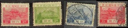 Giappone 1926 - 37 2 Sen Green And 6 Sen Red No Gum 10 & 6 Sen Used - Gebraucht