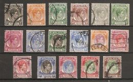 MALAYA - PENANG 1949 - 1952 VALUES TO $5 BETWEEN SG 3 AND SG22 FINE USED - Penang