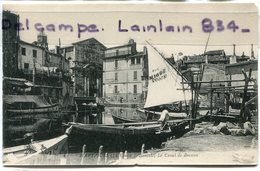 - MARTIGUES - Venise Provençale, Le Canal De Brescon, Belle Barque, Voile Numérotée, Non écrite, TBE, Scans. - Martigues