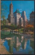 °°° 7793 - NY - NEW YORK - FIFTH AVENUE HOTELS FROM CENTRAL PARK - 1958 With Stamps °°° - Parks & Gardens