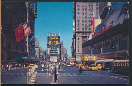 °°° 7794 - NY - NEW YORK - TIMES SQUARE - 1963 With Stamps °°° - Time Square