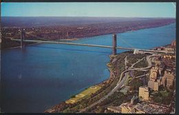 °°° 7806 - NY - NEW YORK - GEORGE WASHINGTON BRIDGE - 1969 With Stamps °°° - Brücken Und Tunnel