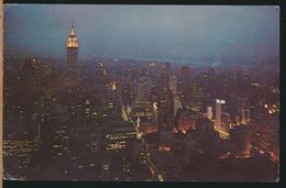 °°° 7813 - NY - NEW YORK - VIEW FROM R.C.A. LOOKING SOUTHWEST - 1971 With Stamps °°° - Panoramic Views