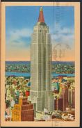 °°° 7818 - NY - NEW YORK - EMPIRE STATE BUILDING - 1972 With Stamps °°° - Empire State Building