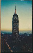 °°° 7824 - NY - NEW YORK - EMPIRE STATE BUILDING - 1961 With Stamps °°° - Empire State Building