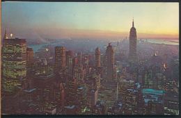 °°° 7830 - NY - NEW YORK - EMPIRE STATE BUILDING - 1971 With Stamps °°° - Empire State Building