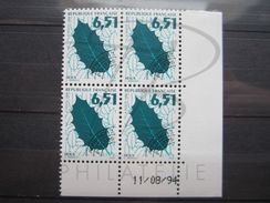 VEND BEAUX TIMBRES PREOBLITERES EN BLOC DE 4 COIN DATE N° 235 , XX !!! - Vorausentwertungen