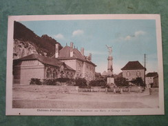 Monument Aux Morts Et Groupe Scolaire - Chateau Porcien