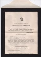 Faire-part De Décés à Deux Volets / Lucien LEROUGE/Saint Pierre-Saint Paul CLAMART/ Juillet 1938    FPD111 - Esquela