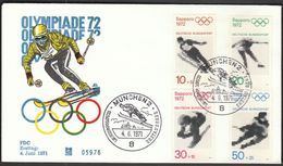 Germany Munich 1971 / Olympic Games Sapporo 1972 / Ski Jumping, Figure Skating, Alpine Skiing, Ice Hockey - Winter 1972: Sapporo