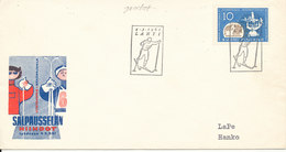 Finland Cover Lathi 4-3-1961 With Special Cachet And Postmark Single Franked - Briefe U. Dokumente