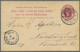 GA Thematik: Antarktis / Antarctic: German Valdivia Tiefsee-Expedition: 1898, Cape Of Good Hope 1 D. Postal Stationery P - Andere & Zonder Classificatie