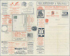GA Thematik: Anzeigenganzsachen / Advertising Postal Stationery: 1910 (ca.), Dt. Reich. Privat-Anzeigen-Faltbrief 5 Pf G - Non Classificati