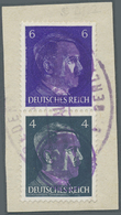 Brfst Deutsche Lokalausgaben Ab 1945: Fredersdorf 1945, 6 Pfg. Und 4 Pfg. Im Senkrechten Zusammendruck Mit - Other & Unclassified
