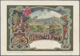 GA Thematik: Feste, Jubiläen / Festivals, Anniversary: 1901, Bayern. Kpl. Set Mit Beiden Privat-Postkarten 5 Pf Wappen " - Altri & Non Classificati