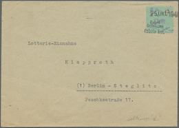 Br Deutsche Lokalausgaben Ab 1945: 1945, GROßRÄSCHEN, Brief Mit 12 Pfg. Frankatur Und Entwertung In Typ - Autres & Non Classés