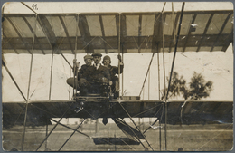 Thematik: Flugzeuge, Luftfahrt / Airoplanes, Aviation: DEUTSCHES REICH: 1910/1912, "BRUNNHUBER, SIMON" Alias Dr. Brück ( - Airplanes