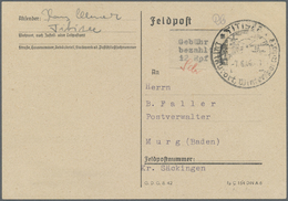 Br Deutsche Lokalausgaben Ab 1945: Titisee: 1945, Gebührenzettel Mit Schreibmaschinenschrift "Gebühr Be - Other & Unclassified