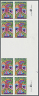 ** Thematik: Frieden / Peace: 1996, UN New York. Imperforate Horizontal Gutter Pair Of 2 Blocks Of 4 For The 60c Value O - Non Classificati