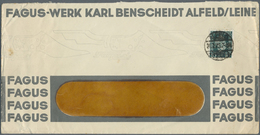 Br Thematik: Kunst / Art: 1925, 10 Pf Mit Perfin "Fgs" Auf Umschlag Der Firma FAGUS-WERK Karl Benscheidt Alfeld/Leine Ge - Autres & Non Classés