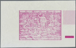 ** Thematik: Kunst / Art: 1966, Burundi. Lot Of 2 Proofs - Red Phase And Blue Phase -  For The Souvenir Sheet Issue "20t - Other & Unclassified