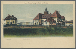 GA Thematik: Medizin, Gesundheit / Medicine, Health: 1902, Dt. Reich. Privat-Postkarte 2 Pf Germania "Diakonissen-Haus,  - Medicine