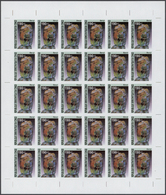 ** Thematik: Mineralien / Minerals: 2002, Zaire. Complete IMPERFORATE Miniature Sheet Of 30 For The 190fr Value Of The M - Minerals