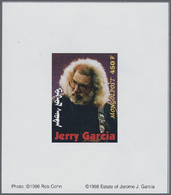 ** Thematik: Musik / Music: 1998, MONGOLIA: Jerry Garcia (rock Music) Complete Set Of 11 Different Special Imperforate M - Musica