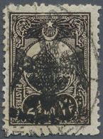 O Albanien: 1913, Double Headed Eagle Overprints, 2½pi. Brown Neatly Cancelled. Certificate Ceremuga. Mi. 800,- - Albanië