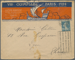 Br Thematik: Olympische Spiele / Olympic Games: 1924, Paris, Offizieller Vordruckbrief "Comité Exécutif - VIIIe OLYMPIAD - Autres & Non Classés