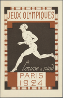 GA Thematik: Olympische Spiele / Olympic Games: 1924, France. Private Picture Postcard 15c Pasteur "Jeux Olympiques Pari - Other & Unclassified