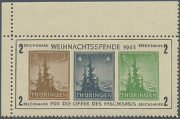 ** Sowjetische Zone - Thüringen: 1945, Antifa-Block Auf Weißem, Holzfreien Kartonpapier, 3 Pf. Dunkelbr - Other & Unclassified