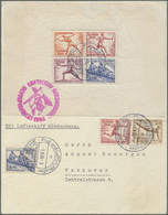 Br Thematik: Olympische Spiele / Olympic Games: 1936, Olympiafahrt, Brief Zuleitungspost Niederlande 29.7. Mit Bunter Fr - Other & Unclassified