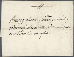 Br Andorra - Vorphilatelie: 1810 (26 Abr): Urgell A Andorra. Plica Notarial Dirigida A "cualqiuer Notario Publico - Precursori