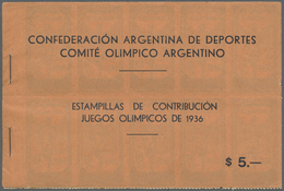 ** Thematik: Olympische Spiele / Olympic Games: 1936: Argentinien Orginalheft "Confederacion Argentina De Deportes Comit - Other & Unclassified