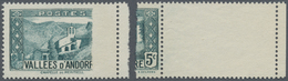 (*) Andorra - Französische Post: 1932/1933. Chapelle De Meritxell 5c Vert, Impression Sur Raccord, Bdf, Case 15 (5 - Altri & Non Classificati