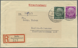 Br Thematik: Olympische Spiele / Olympic Games: 1936 Deutsches Reich, Einschreibe-Vordruckumschlag Mit Rs. Absender "Org - Other & Unclassified