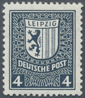 ** Sowjetische Zone - West-Sachsen: 1946, 4 Pfg. Abschiedsserie Postfrisch In Der Type "X" Mit Senkrech - Andere & Zonder Classificatie