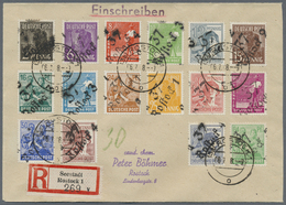 Br Sowjetische Zone - Bezirkshandstempel - VIII - Bez. 37 (Schwerin): 1948, Sammlerbrief Mit Arbeitersa - Other & Unclassified