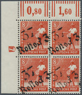 ** Sowjetische Zone - Bezirkshandstempel - VIII - Bez. 37 (Schwerin): 1948, 8 Pfg. Mit Bezirkshandstemp - Autres & Non Classés
