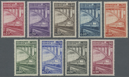 * Belgien - Eisenbahnpaketmarken: 1935, 100 Jahre Belgische Eisenbahn, Kompletter Luxussatz Mit Zartem 1. Falz ( - Bagagli [BA]