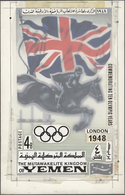 Thematik: Olympische Spiele / Olympic Games: 1968, Yemen (Kingdom). Artist's Drawing For The Sixth 4B Value Of The Set " - Other & Unclassified