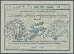 GA Belgien - Ganzsachen: 1912, International Reply Coupon, 0,28 Francs, With Bilingual Dater BRUSSEL / BRUXELLES, - Autres & Non Classés