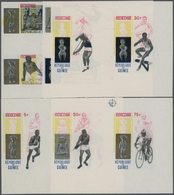 ** Thematik: Olympische Spiele / Olympic Games: 1969, MEXICO '68 - 5 Items; Guinea, Collective Single Die Proofs For The - Other & Unclassified