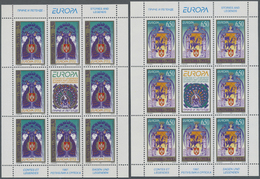 Bosnien Und Herzegowina - Serbische Republik: 1997, Europa, Both Issues In 10 Little Sheets Of 8 Stamps Each, - Bosnia Erzegovina