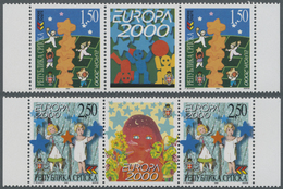 ** Bosnien Und Herzegowina - Serbische Republik: 2000, Europa, Both Issues In A Strip Of Two With A Gutter, Mint - Bosnia And Herzegovina