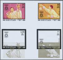 ** Thematik: Olympische Spiele / Olympic Games: 1972, Bhutan. Summer Olympics Munich. Collective Color Proofs For The Co - Other & Unclassified