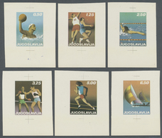 ** Thematik: Olympische Spiele / Olympic Games: 1972, Yugoslavia For Olympic Summer Games Munich. Lot Of 6 Imperforate,  - Other & Unclassified